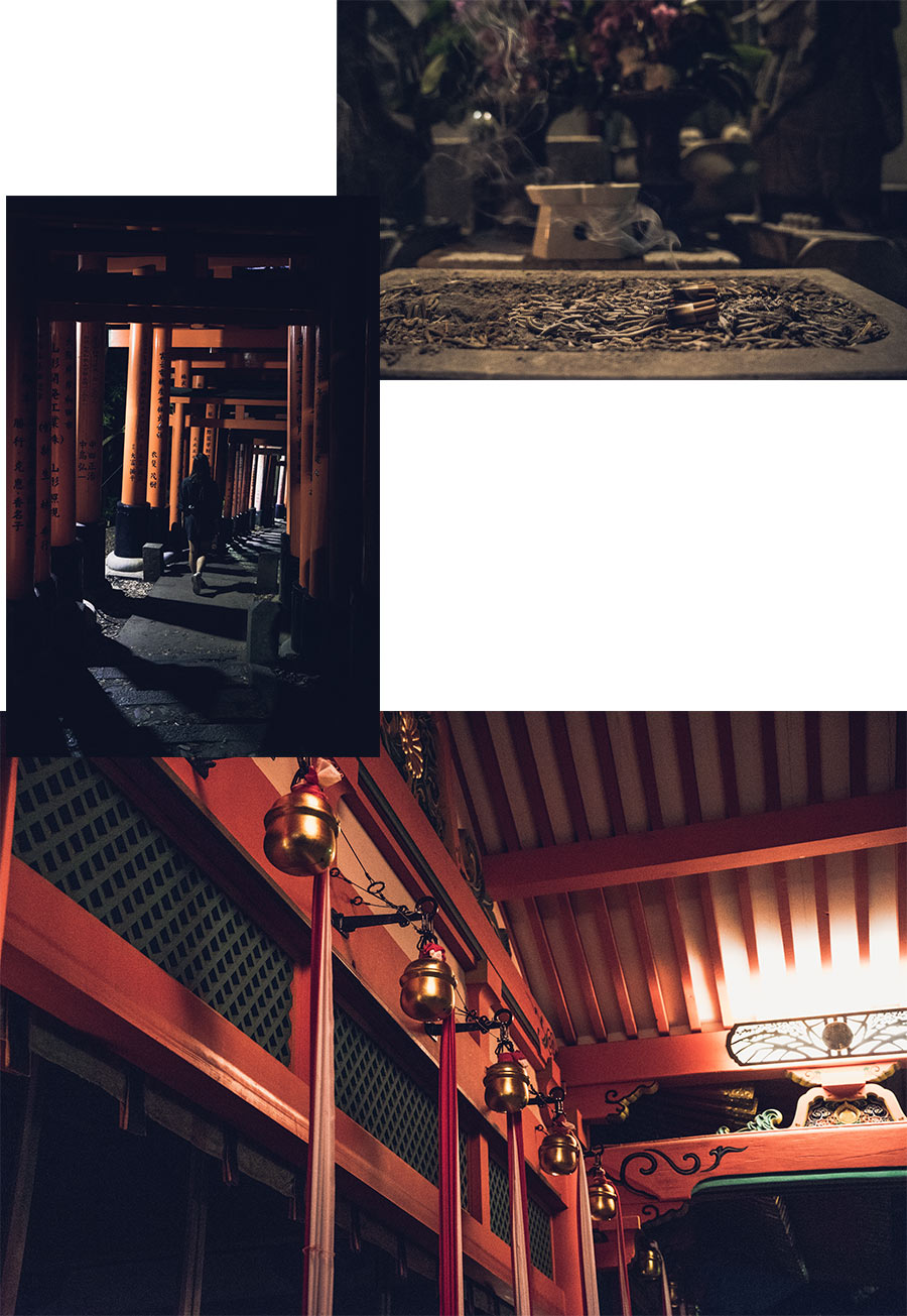 Une visite du sanctuaire shinto Fushimi Inari-taisha de nuit, à Kyoto, par Côté Hublot