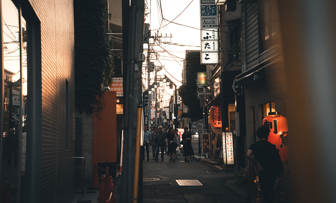 Les rues du quartier de Shimotikazawa, à Tokyo, par Côté Hublot