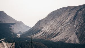 La Promenade des Glaciers entre les parcs Banff et Jasper